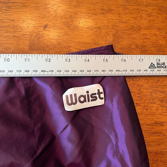 Carlisle Womens 10 Vintage 100% Silk Shantung High Waisted Formal Party Pants - Picture 8 of 11